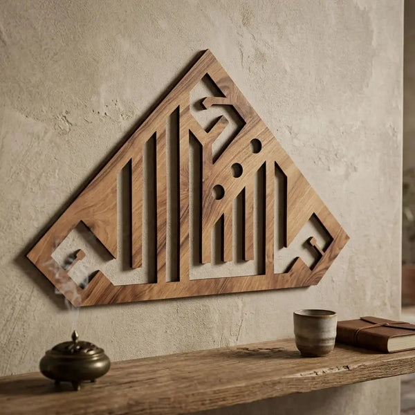Masha Allah Arabic Wall Art Handmade 60x40 Scrollcart Qatar 