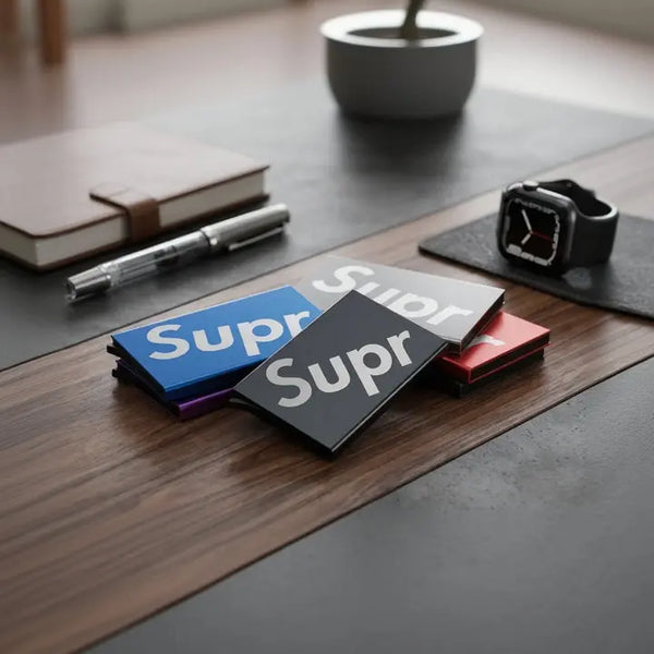Metal Card Holder Wallet – Lightweight, Elegant & Portable Scrollcart Qatar 
