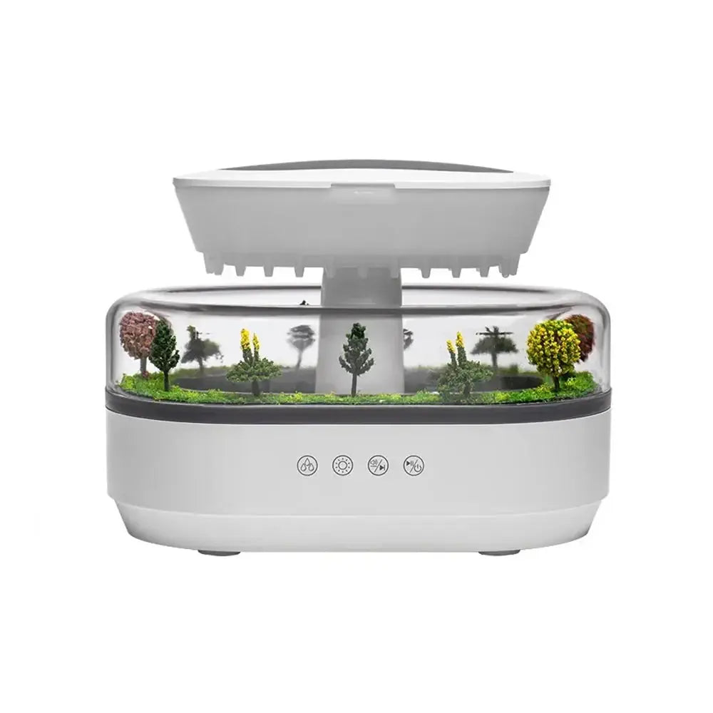 Micro Landscape Raindrop Aroma Diffuser with Colorful Ambient Light
