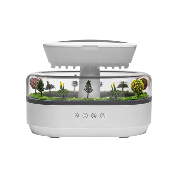 Micro Landscape Raindrop Aroma Diffuser with Colorful Ambient Light
