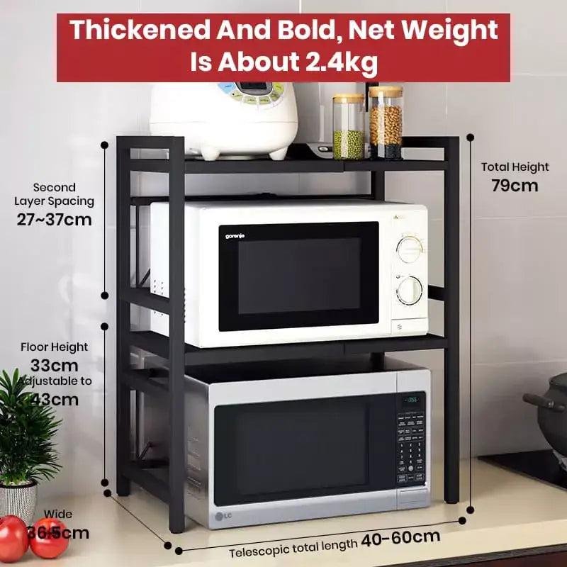 Microwave Oven Rack - Dimension