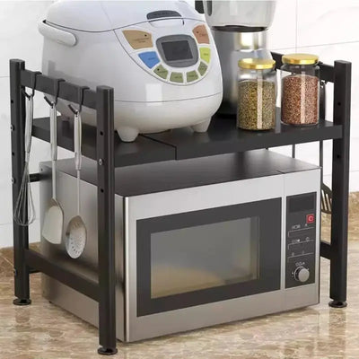 Microwave Oven Rack - with Oven and Accessories