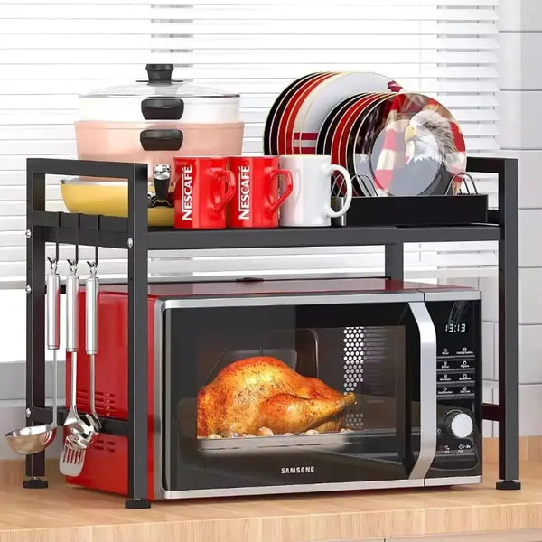 Microwave Oven Rack - with Oven and kitchen Accessories