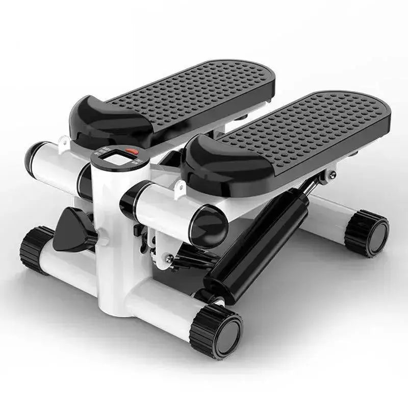 Mini Exercise Stepper - Portable Foot Pedal Fitness Machine with LCD & Resistance Bands Scrollcart Qatar 