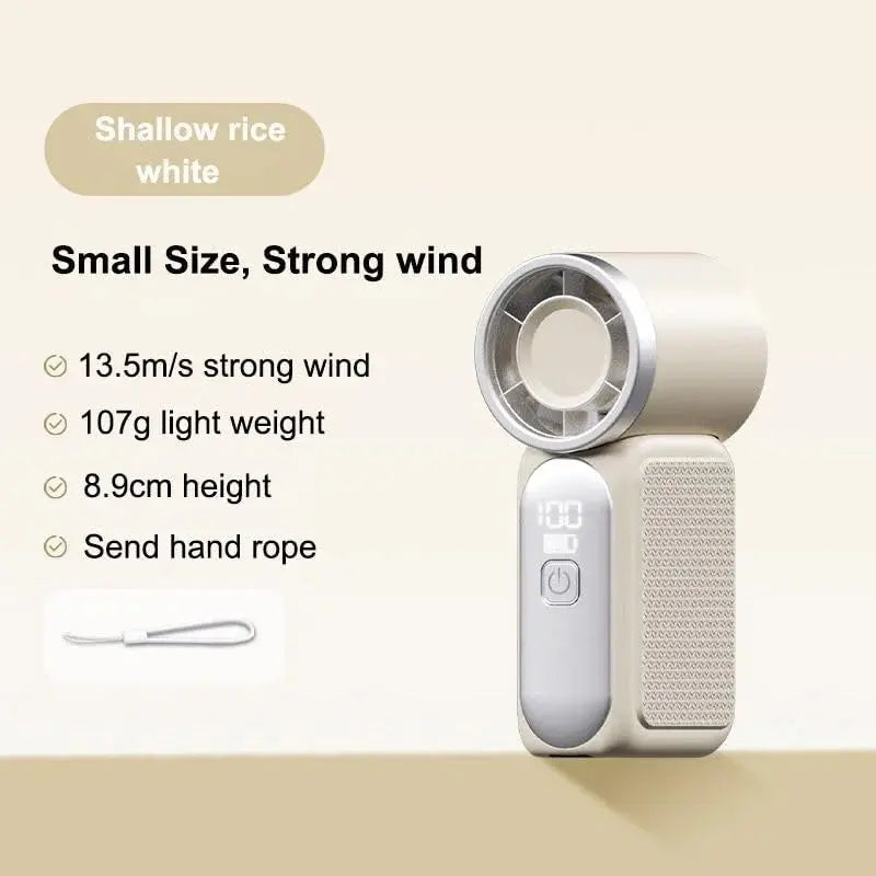 Mini High-Speed Handheld Fan- Rechargeable Turbo Fan Qatar