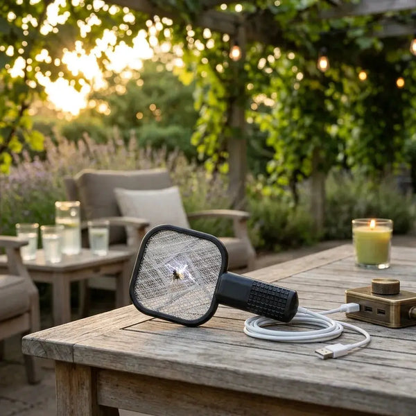 Mini Mosquito Racket – USB Bug Zapper | Scrollcart Qatar
