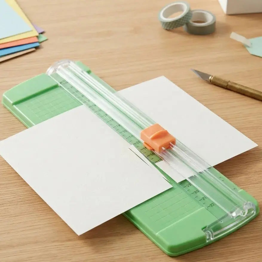 Mini Paper Cutter – Portable Paper Trimmer for Crafts, Photos & Labels Scrollcart Qatar 