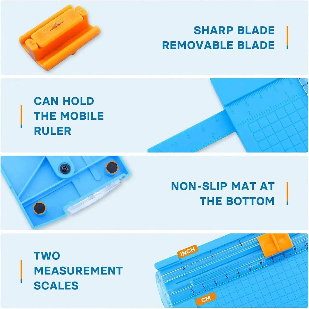 Mini Paper Cutter – Portable Paper Trimmer for Crafts, Photos & Labels Scrollcart Qatar 