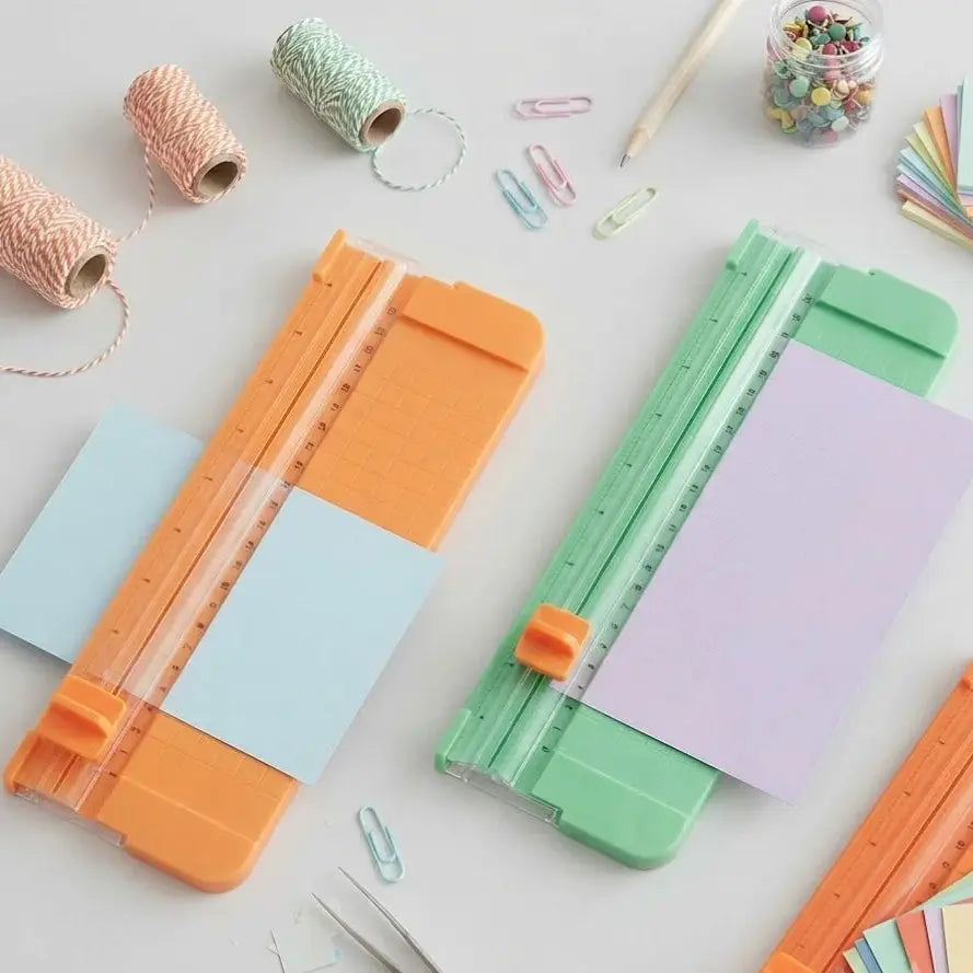 Mini Paper Cutter – Portable Paper Trimmer for Crafts, Photos & Labels Scrollcart Qatar 