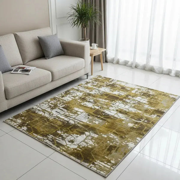 modern abstract floor mat soft living room area rug qatar
