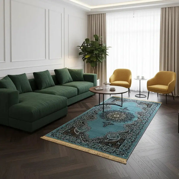 living room rug Qatar home decor setup