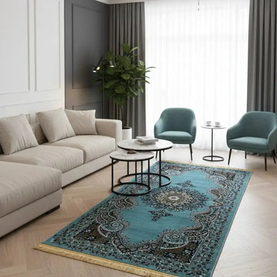living room rug Qatar home decor setup