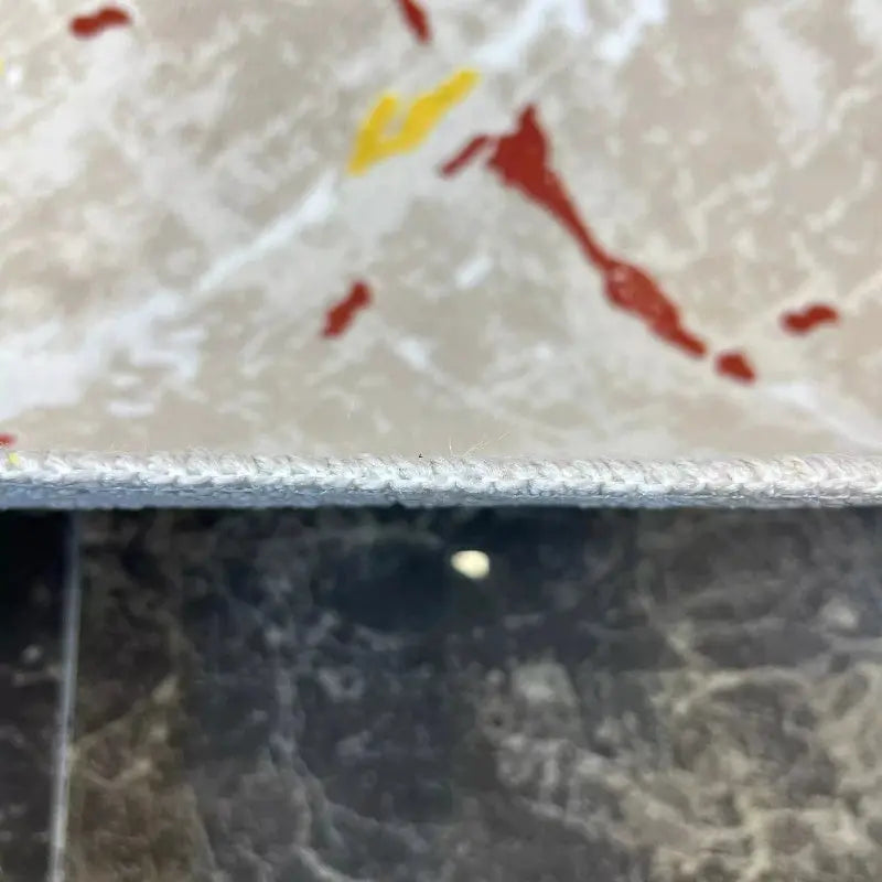 Modern Living Room Rug - Carpet Thickness Close Shot
