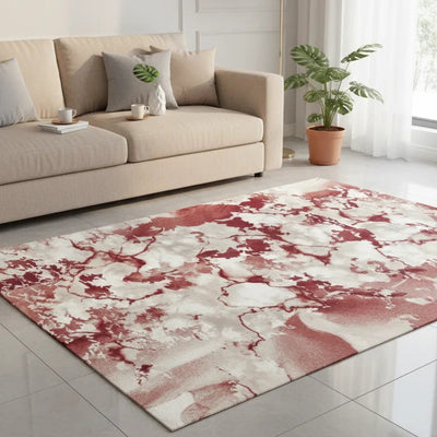 Modern abstract runner carpet 100cm x 200cm premium Turkish Lynosse rug for hallway and office interiors in Doha Qatar