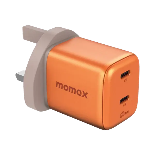 Momax 45W Dual USB-C GaN Charger | Fast PD Charger Qatar