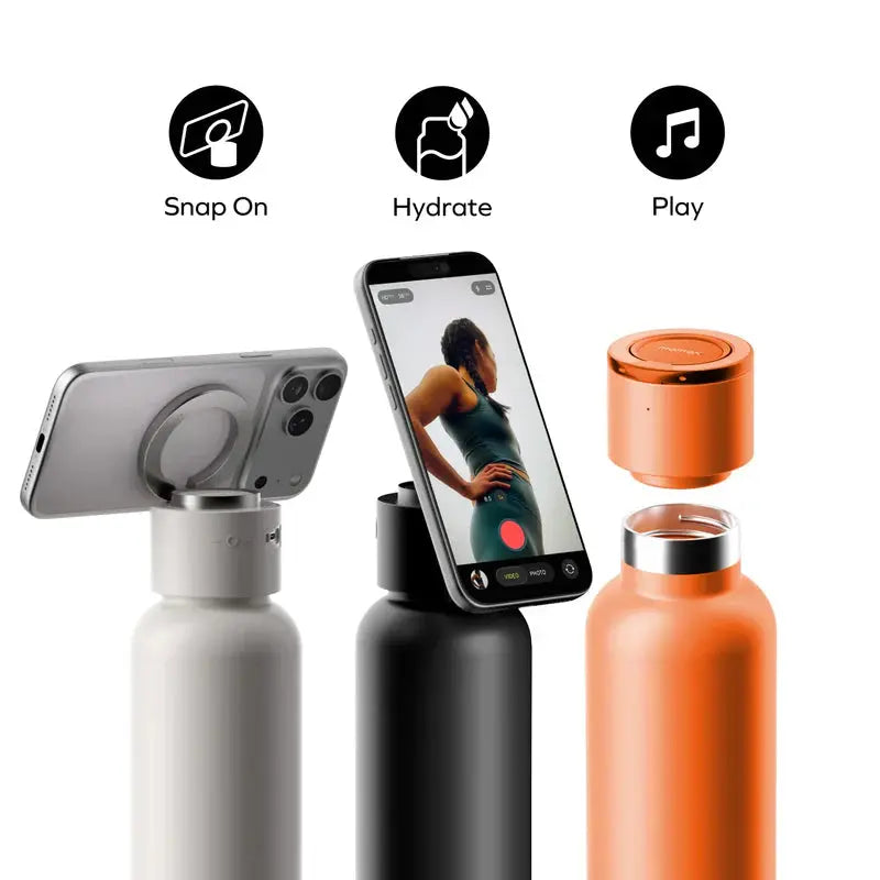 Momax 1-Vibe Bottle Magnetic Speaker Flask Doha Qatar