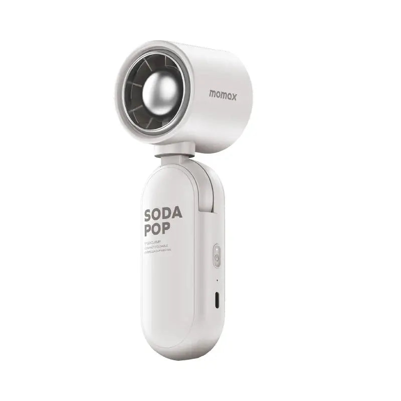 Momax 1° Go Clamp Compact Foldable Umbrella-Clip Mini Fan | USB-C Rechargeable Marhaba international 