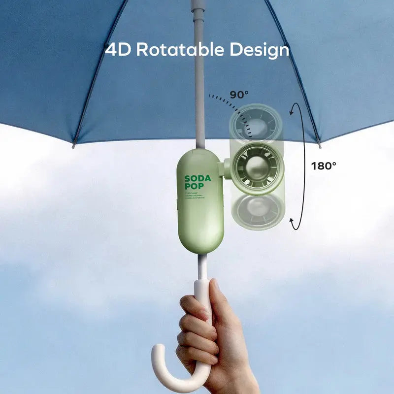 Momax 1° Go Clamp Umbrella Clip Mini Fan Doha Qatar