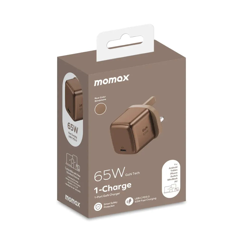 Momax 65W GaN USB-C Charger | Fast Charge for All Devices