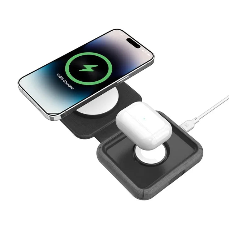 Momax Q.Mag Go 20W 2-in-1 Wireless Charger with MagSafe