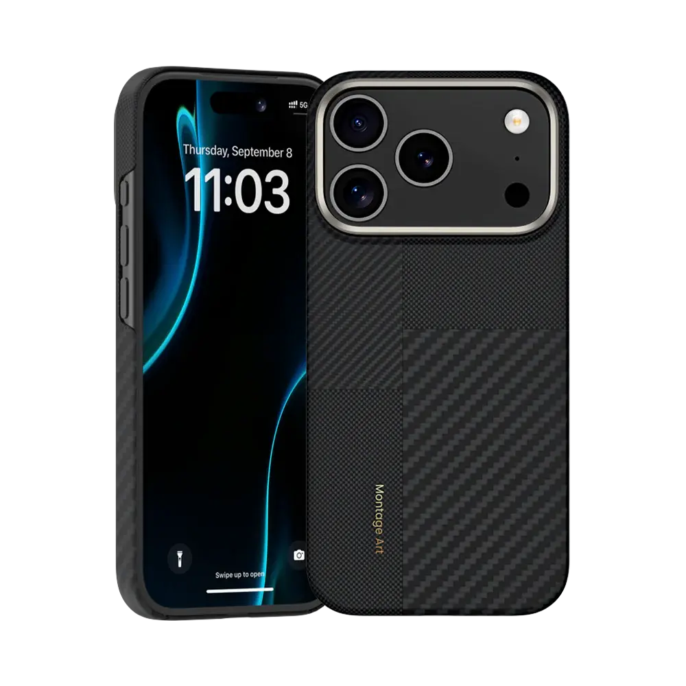 Benks ArmorAir Montage Phone Case Built with Kevlar® iP17 Pro(Black) Scrollcart Qatar 