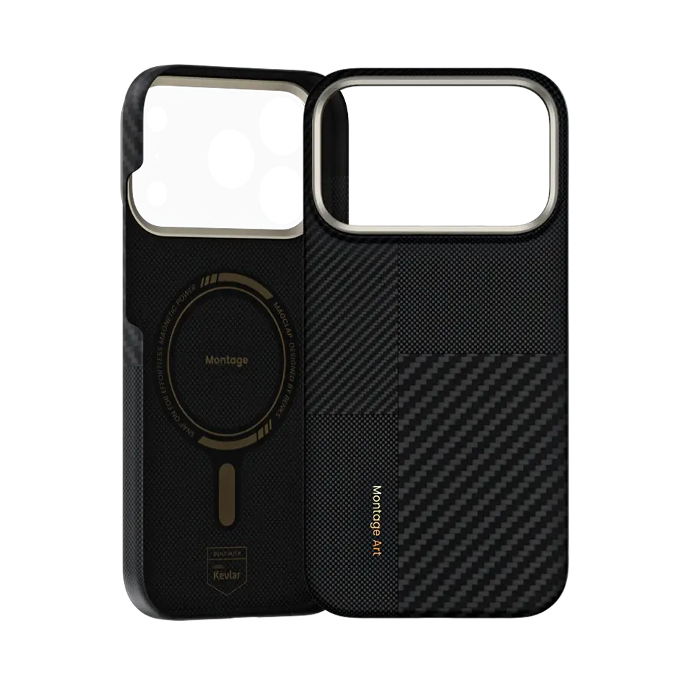 Benks ArmorAir Montage Phone Case Built with Kevlar® iP17 Pro(Black) Scrollcart Qatar 