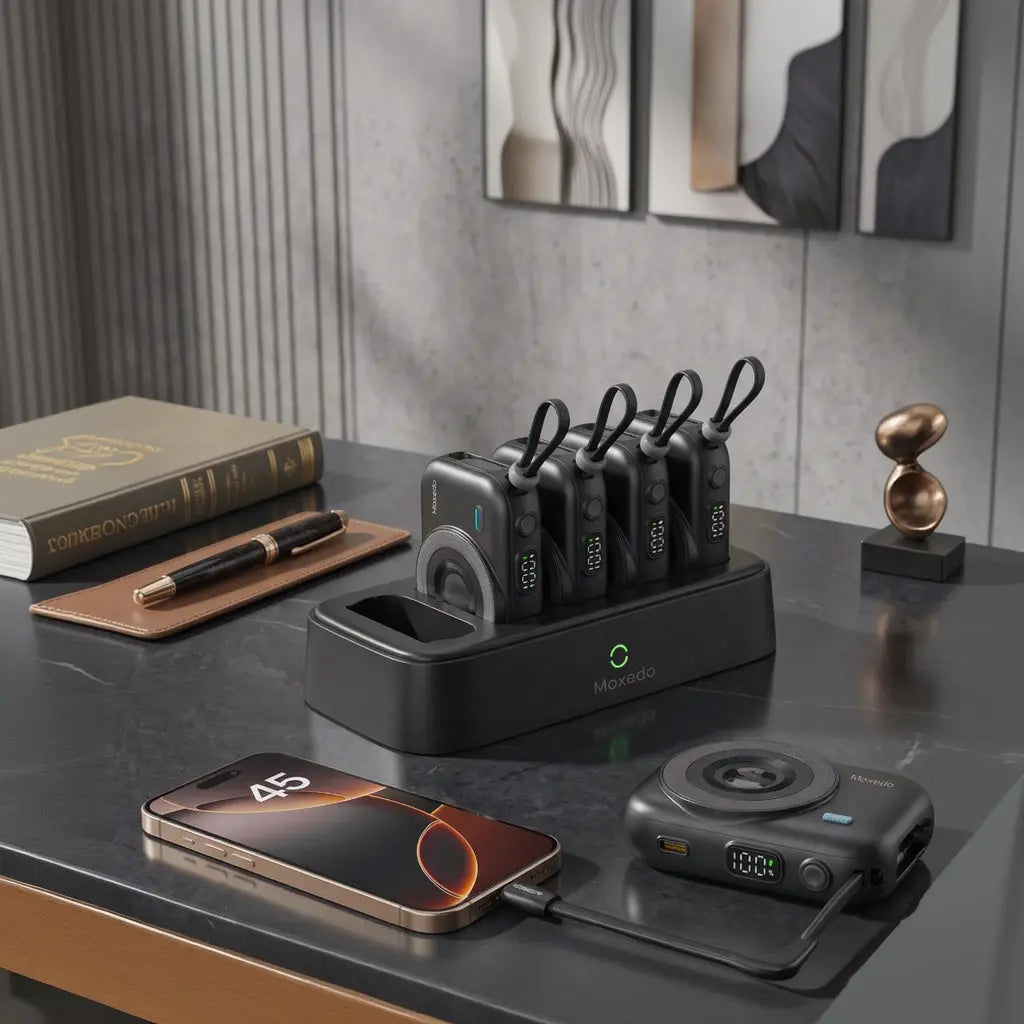 Moxedo 5x 10000mAh Wireless Charging Power Banks Qatar
