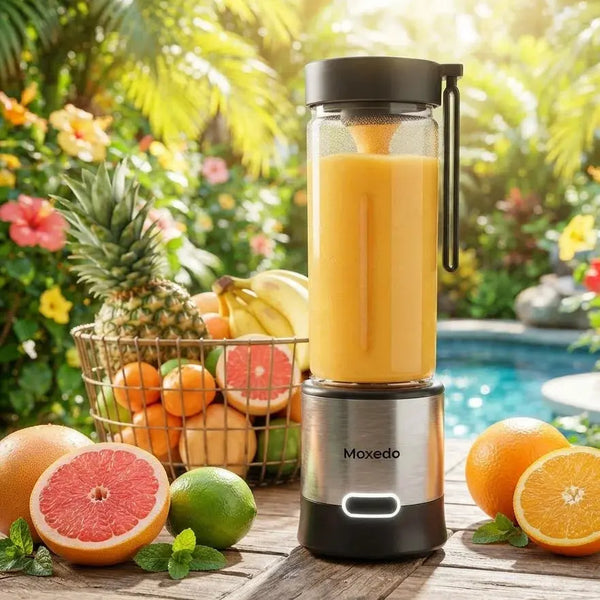 Moxedo Frutiva Portable Juicer Blender 450ml – Rechargeable Personal Smoothie Maker Scrollcart Qatar 