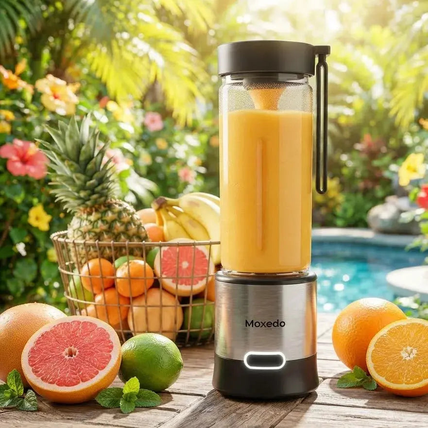 Moxedo Frutiva Portable Juicer Blender 450ml – Rechargeable Personal Smoothie Maker Scrollcart Qatar 