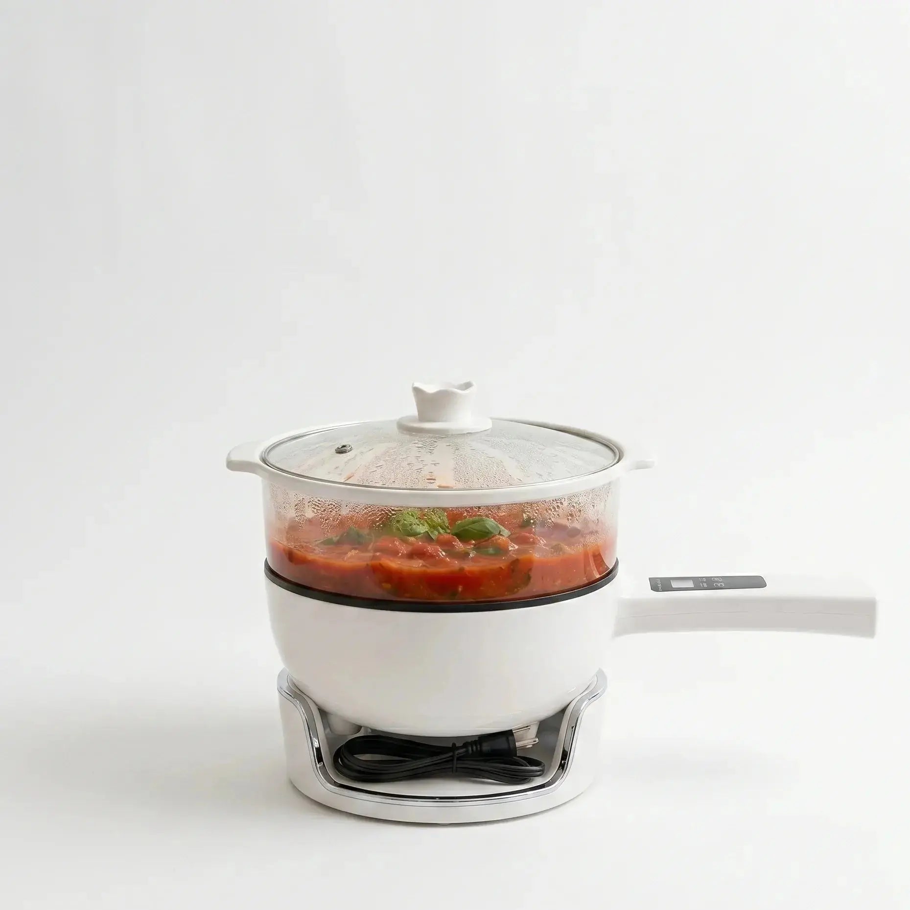 Multi-Function Electric Non-Stick Cooker with Glass Lid-Migas 4.5 L Scrollcart Qatar 