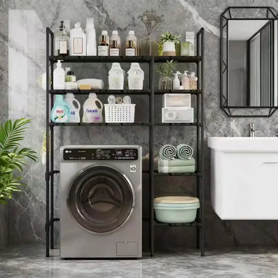 Multi-Functional 3-Tier Over-Washing Machine & Toilet Storage Rack Scrollcart Qatar 