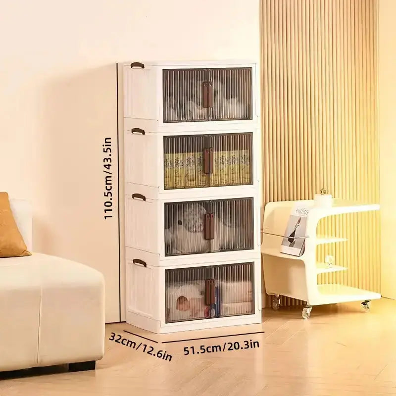 Multi-Layer Portable Storage Cabinet with Movable Wheels Scrollcart Qatar 