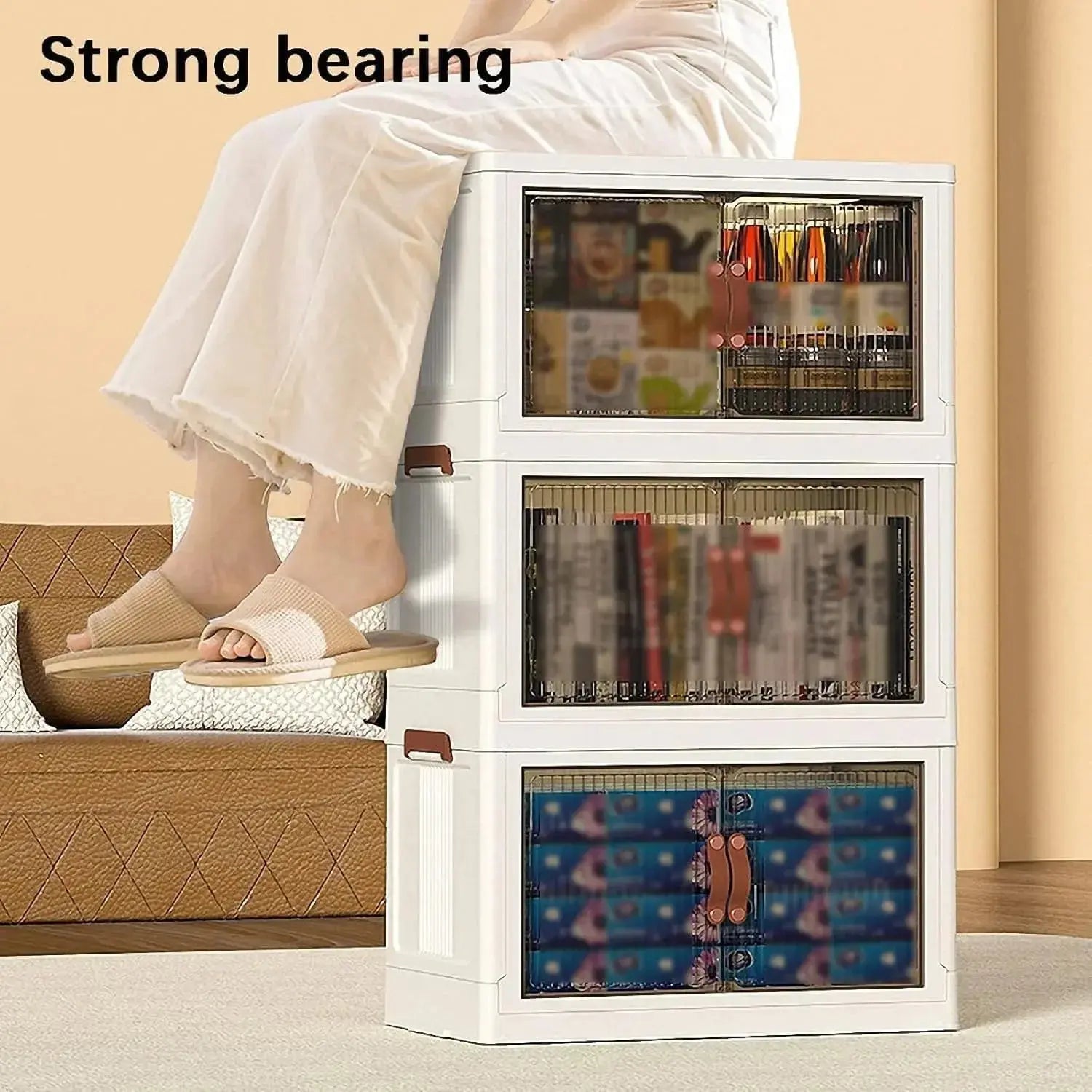 Multi-Layer Portable Storage Cabinet with Movable Wheels Scrollcart Qatar 