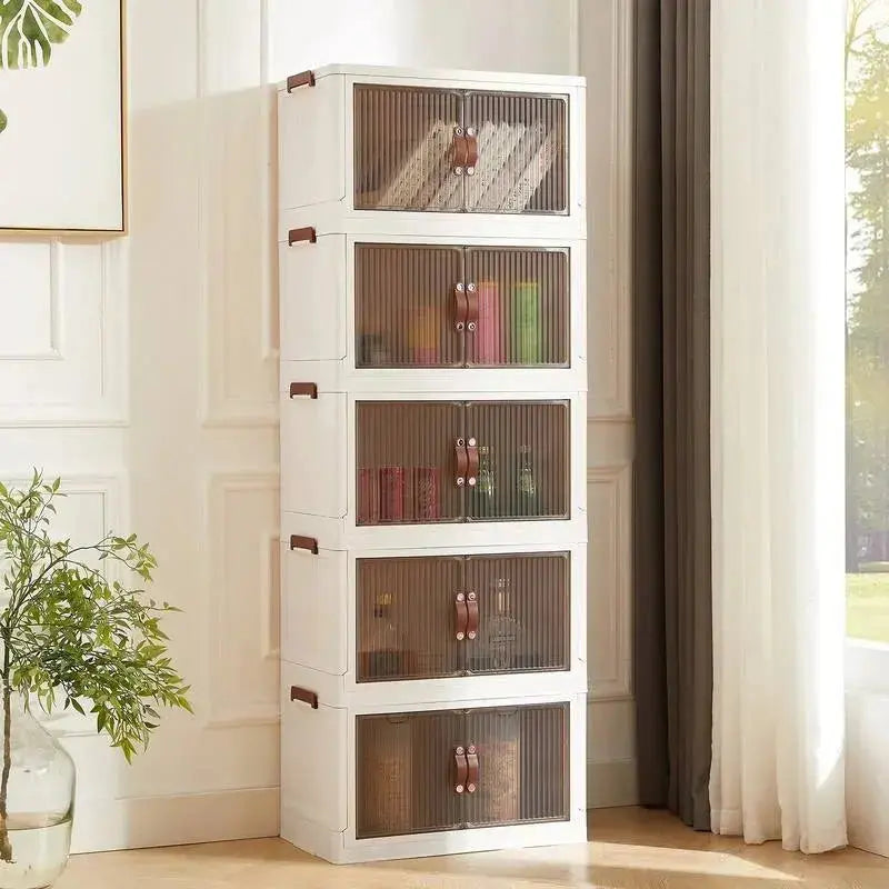 Multi-Layer Portable Storage Cabinet with Movable Wheels Scrollcart Qatar 