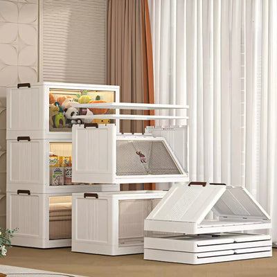 Multi-Layer Portable Storage Cabinet with Movable Wheels - Scrollcart Qatar