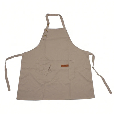 Multi-Pocket Kitchen Cooking Apron Scrollcart Qatar 