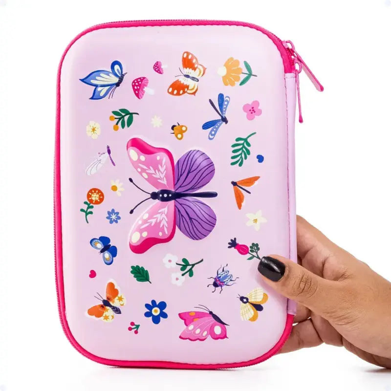 Multi-Purpose Pencil Box & Stationery Organizer – Butterfly Design Scrollcart Qatar 
