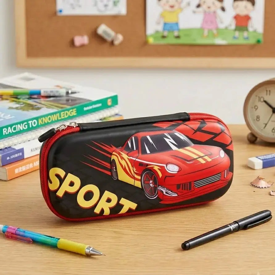 Multi-Purpose Pencil Box & Stationery Organizer – Sports Car Design Scrollcart Qatar 