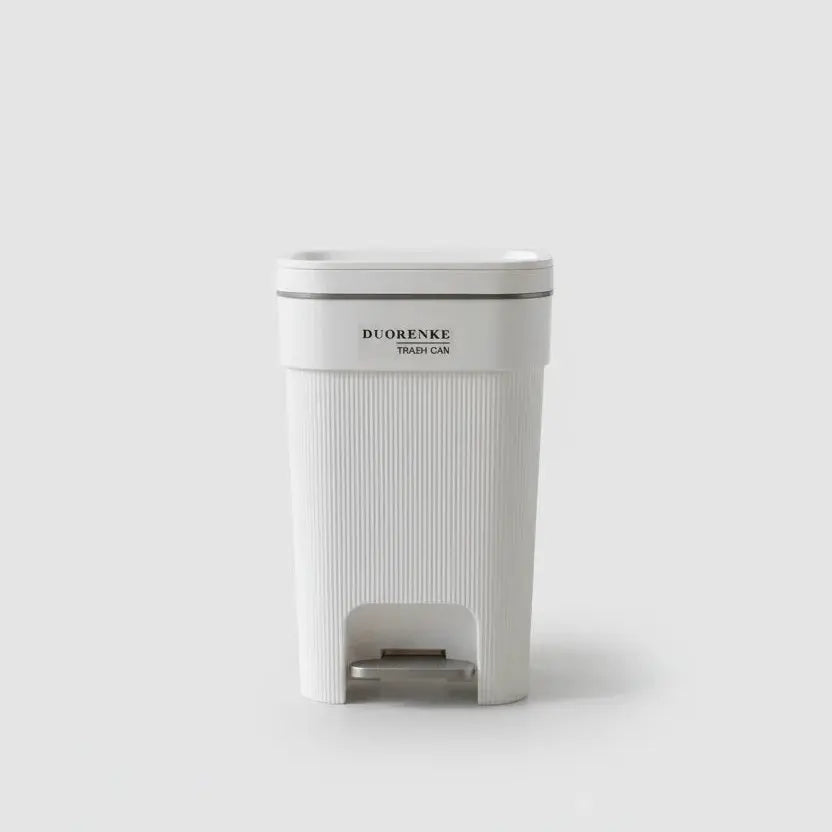 Multi-Purpose Plastic Trash Can with Foot Pedal and Sealing Lid Scrollcart Qatar 