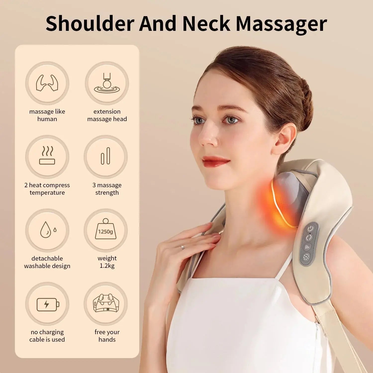 Neck Shoulder Back Massager Pillow Price Doha Qatar