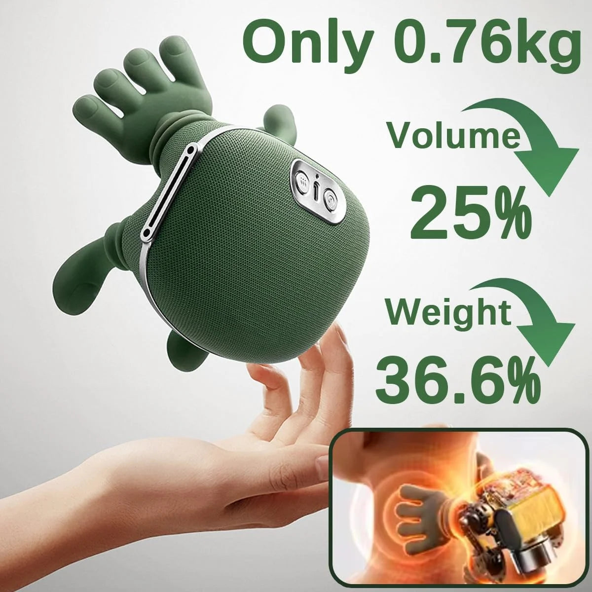 Neck Shoulder Massager – Shiatsu Heat Pain Relief Doha Qatar