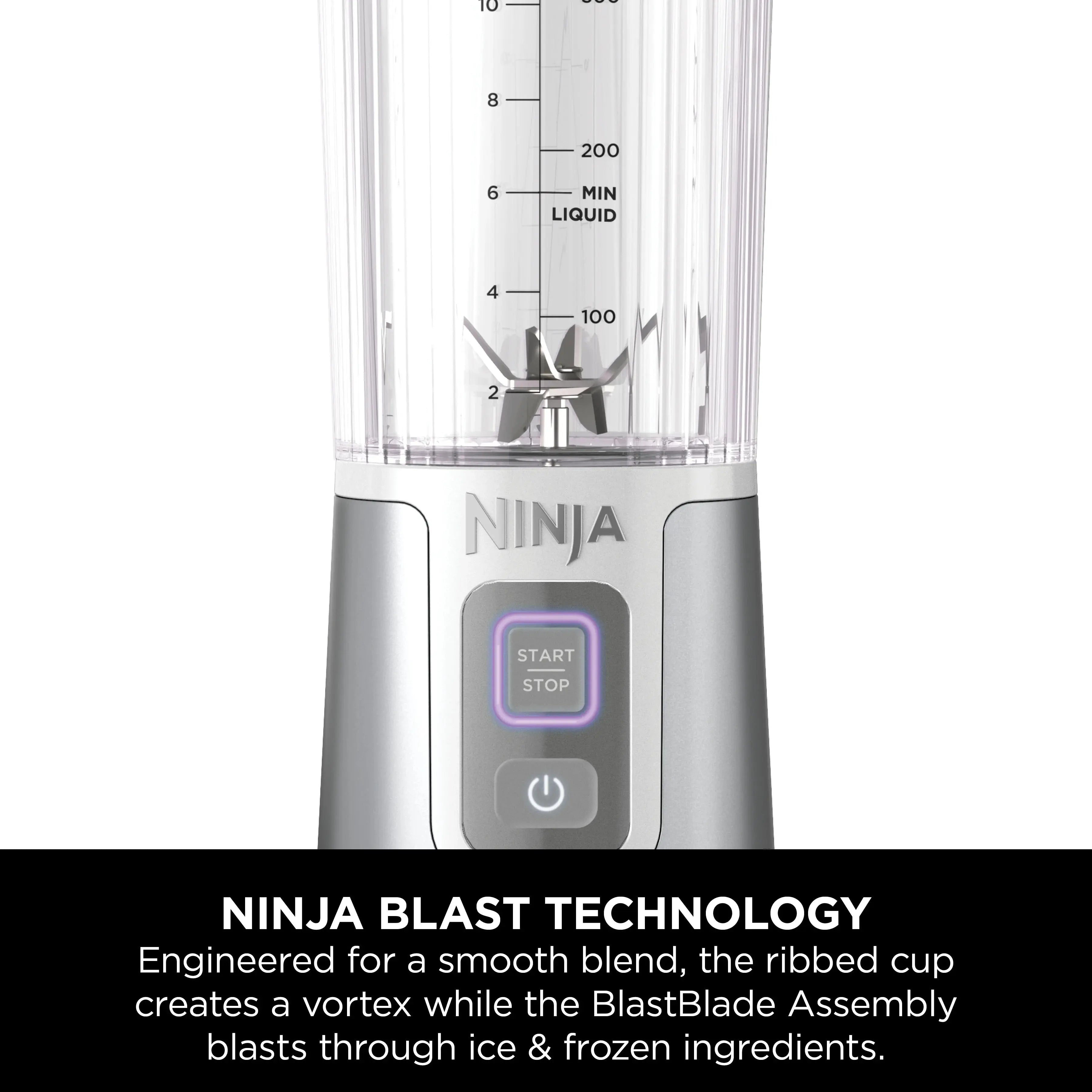 Ninja Blast Portable Cordless Personal Blender -White Scrollcart Qatar 