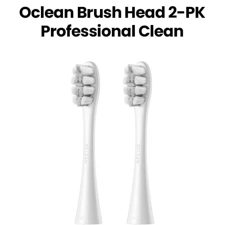 Oclean P1C10 Professional Clean Brush Head Grey 2-Pack Qatar