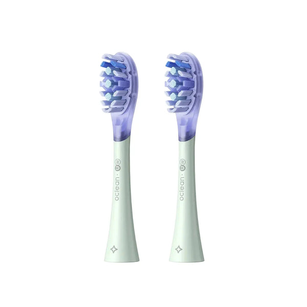 Oclean Ultra White UW01 Replacement Heads -2pc — Green