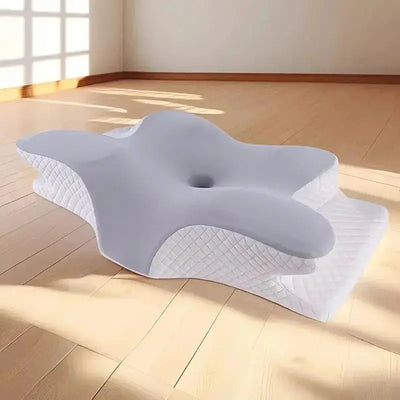 Orthopedic Memory Foam Cervical Pillow Butterfly Shape Scrollcart Qatar 