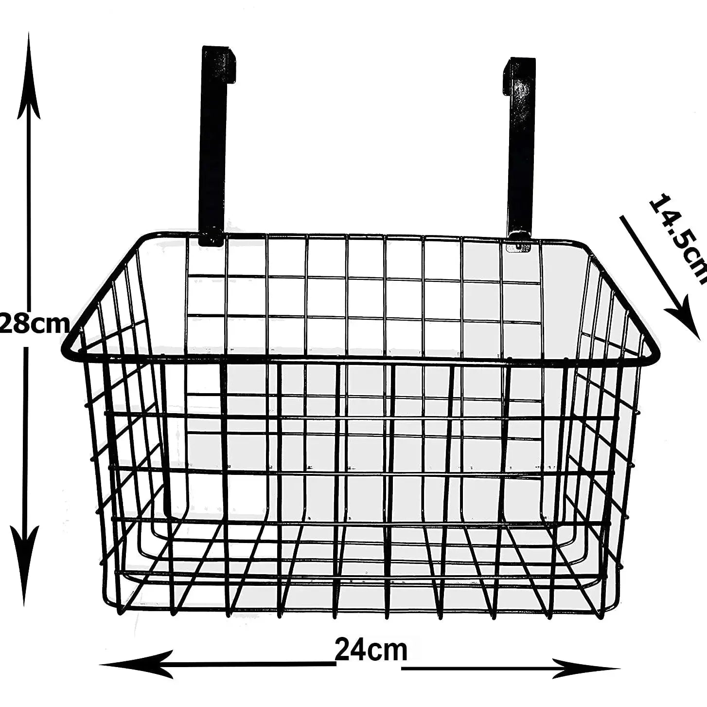 Over-Door Metal Hanging Storage Basket Scrollcart Qatar 