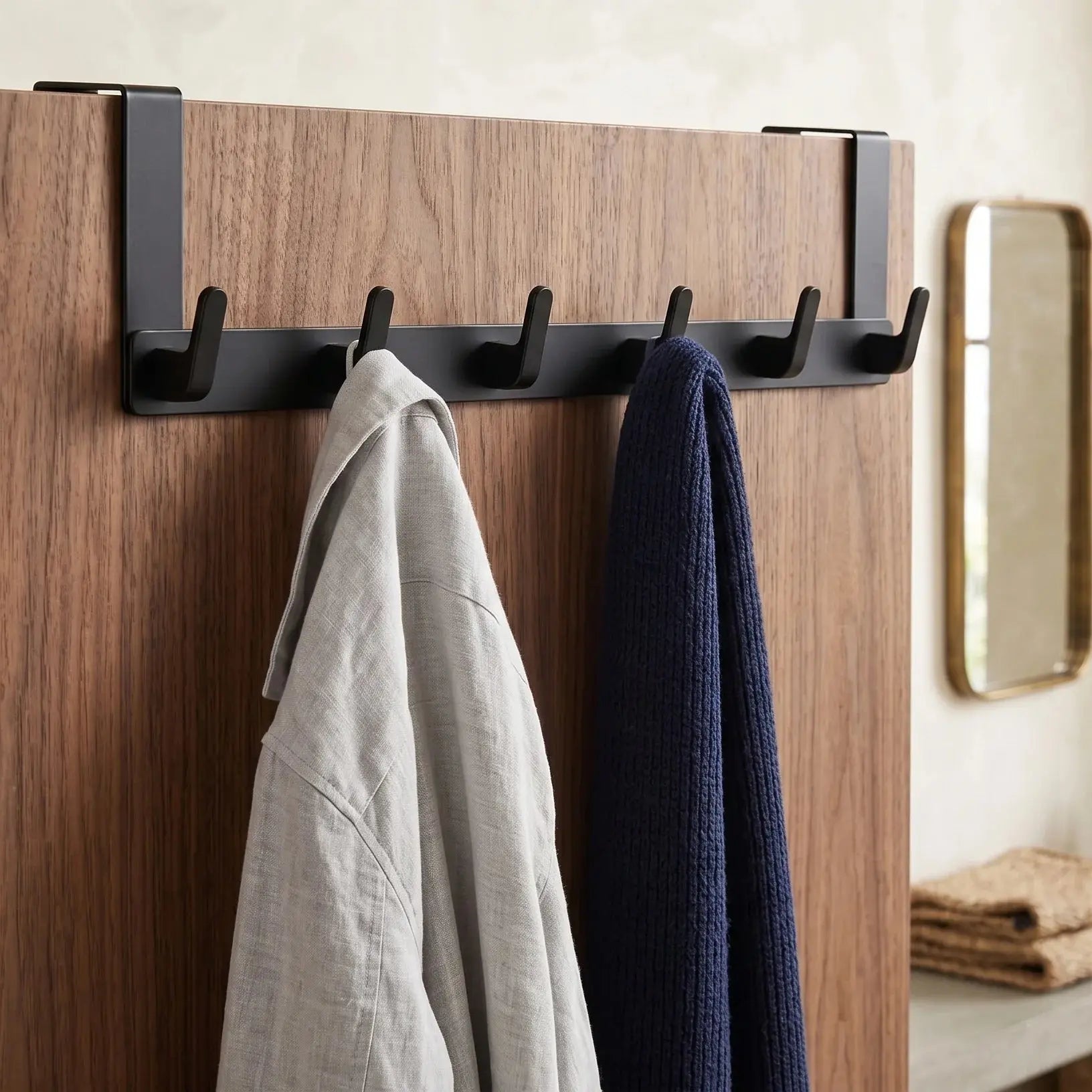 Over The Door Hooks Hanger Extended Arms Metal Rack Scrollcart Qatar 