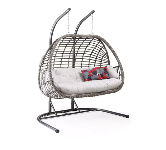 Oylat Double - Swing Seat Chair With Background