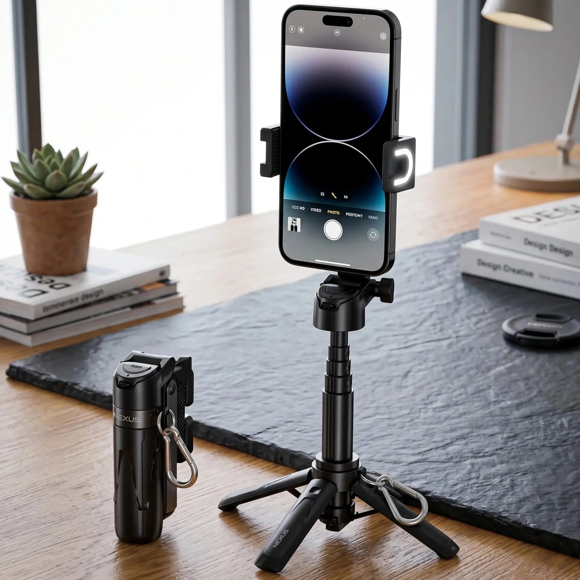 P15 Mini Selfie Stick Tripod with Wireless Remote Scrollcart Qatar 