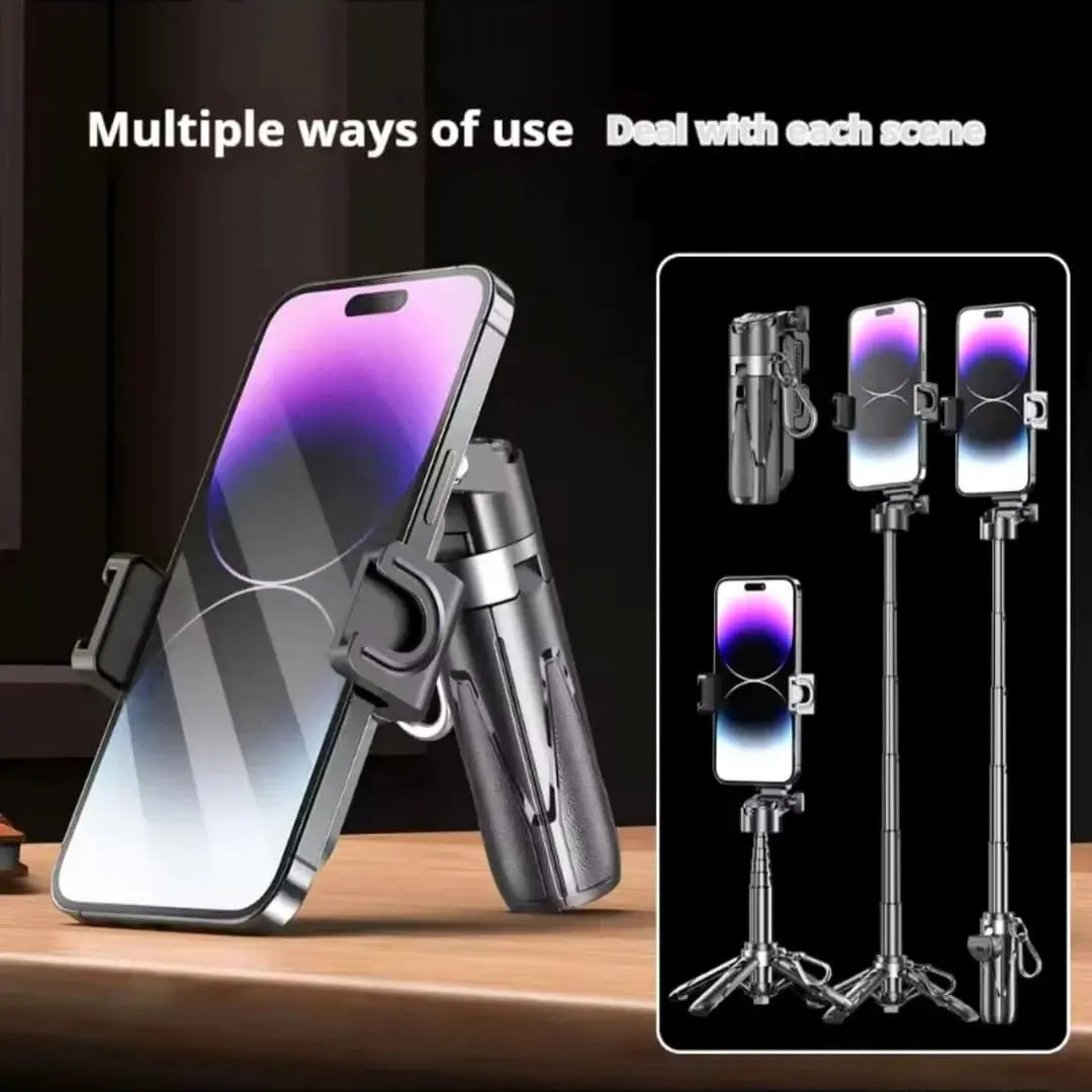 P15 Mini Selfie Stick Tripod with Wireless Remote Scrollcart Qatar 